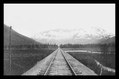 Railroad on the Kenai Penisula-Gordon-Stretched Canvas