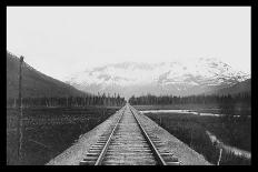 Railroad on the Kenai Penisula-Gordon-Stretched Canvas