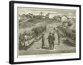 Gordon Reviewing His Troops at Khartoum-null-Framed Giclee Print