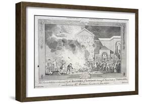 Gordon Riots, Newgate Prison, London, 1780-Thornton-Framed Giclee Print