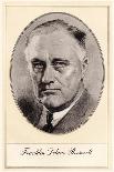 Franklin Delano Roosevelt, 32nd President of the United States, (Mid 20th Centur)-Gordon Ross-Giclee Print