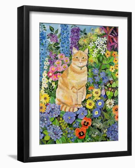 Gordon's Cat, 1996-Hilary Jones-Framed Giclee Print