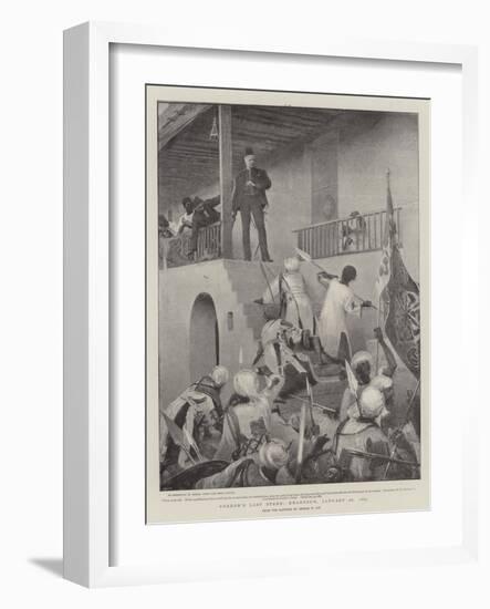 Gordon's Last Stand, Khartoum, 26 January 1885-George William Joy-Framed Giclee Print