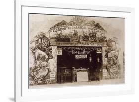 Gordon's Waxworks, 1907-null-Framed Photographic Print