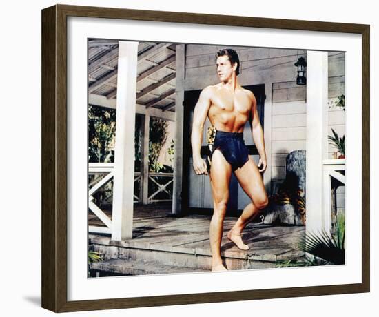 Gordon Scott, Tarzan the Magnificent (1960)-null-Framed Photo