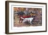 Gordon Setter, Irish Setter, English Setter-Louis Agassiz Fuertes-Framed Art Print