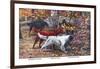 Gordon Setter, Irish Setter, English Setter-Louis Agassiz Fuertes-Framed Art Print