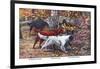 Gordon Setter, Irish Setter, English Setter-Louis Agassiz Fuertes-Framed Art Print