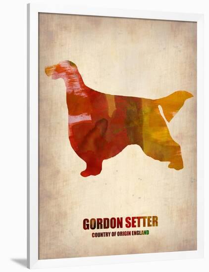 Gordon Setter Poster 1-NaxArt-Framed Art Print