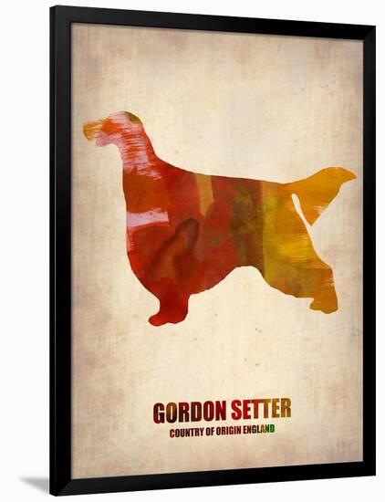 Gordon Setter Poster 1-NaxArt-Framed Art Print