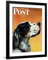 "Gordon Setter," Saturday Evening Post Cover, October 17, 1942-W.W. Calvert-Framed Giclee Print