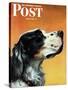 "Gordon Setter," Saturday Evening Post Cover, October 17, 1942-W.W. Calvert-Stretched Canvas