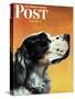 "Gordon Setter," Saturday Evening Post Cover, October 17, 1942-W.W. Calvert-Stretched Canvas