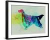 Gordon Setter Watercolor-NaxArt-Framed Art Print