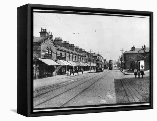 Gordon Terrace, Saltaire, Metropolitan Borough of Bradford, West Yorkshire-null-Framed Stretched Canvas