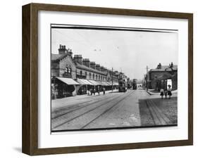 Gordon Terrace, Saltaire, Metropolitan Borough of Bradford, West Yorkshire-null-Framed Photographic Print