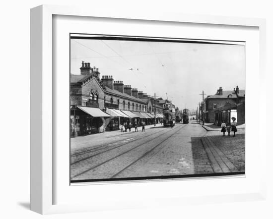 Gordon Terrace, Saltaire, Metropolitan Borough of Bradford, West Yorkshire-null-Framed Photographic Print