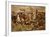 Gordons and Greys to the Front! Incident at Waterloo-Stanley Berkeley-Framed Giclee Print