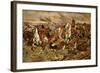 Gordons and Greys to the Front! Incident at Waterloo-Stanley Berkeley-Framed Giclee Print