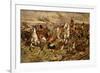 Gordons and Greys to the Front! Incident at Waterloo-Stanley Berkeley-Framed Giclee Print