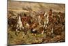 Gordons and Greys to the Front! Incident at Waterloo-Stanley Berkeley-Mounted Giclee Print
