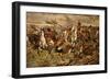 Gordons and Greys to the Front, Incident at Waterloo-Stanley Berkeley-Framed Giclee Print