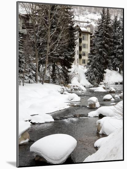 Gore Creek, Vail Ski Resort, Rocky Mountains, Colorado, United States of America, North America-Richard Cummins-Mounted Photographic Print