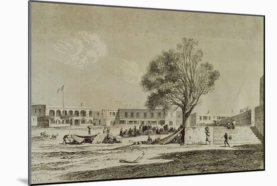 Goree Island, Senegal, in the 1860s, Engraved by Charles Maurand-null-Mounted Giclee Print