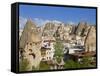 Goreme and Tufa Rock Formations in Cappadocia, Anatolia, Turkey Minor, Eurasia-Gavin Hellier-Framed Stretched Canvas