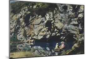 Gorgazzo River Springs, 1872-Luigi Nono-Mounted Giclee Print