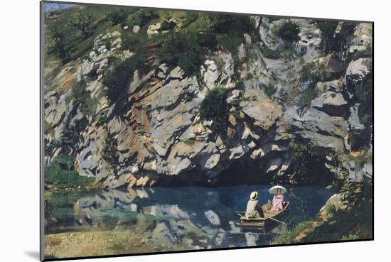 Gorgazzo River Springs, 1872-Luigi Nono-Mounted Giclee Print