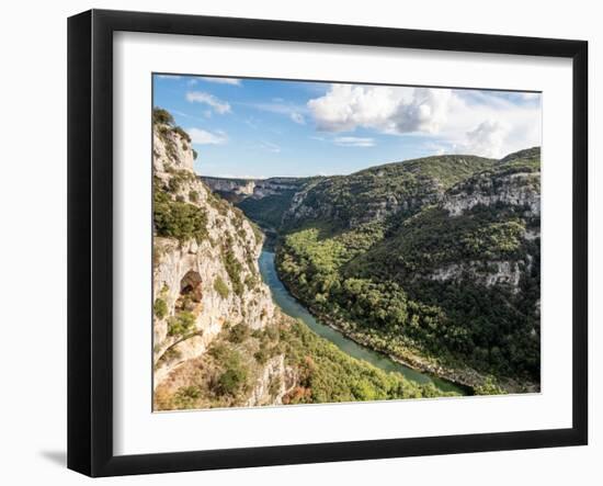 Gorge de l'Ardeche, River Ardeche, Auvergne-Rhone-Alpes, France, Europe-Jean Brooks-Framed Photographic Print