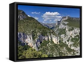 Gorge Du Verdon, Provence, France, Europe-David Wogan-Framed Stretched Canvas