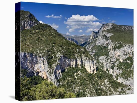 Gorge Du Verdon, Provence, France, Europe-David Wogan-Stretched Canvas