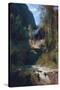 Gorge Near Amalfi, 1831-Carl Blechen-Stretched Canvas