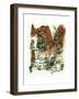 Gorge Tavern, Morocco, 1966, ink drawing-John Newcomb-Framed Giclee Print