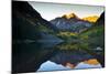 Gorgeous Fall Sunrise at Maroon Bells, Aspen, Colorado-Brad Beck-Mounted Photographic Print