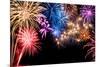 Gorgeous Fireworks Display-Smileus-Mounted Photographic Print