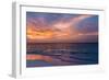 Gorgeous Sunset over Ocean, Panorama of Tropical Island, Maldives-Maryna Patzen-Framed Photographic Print