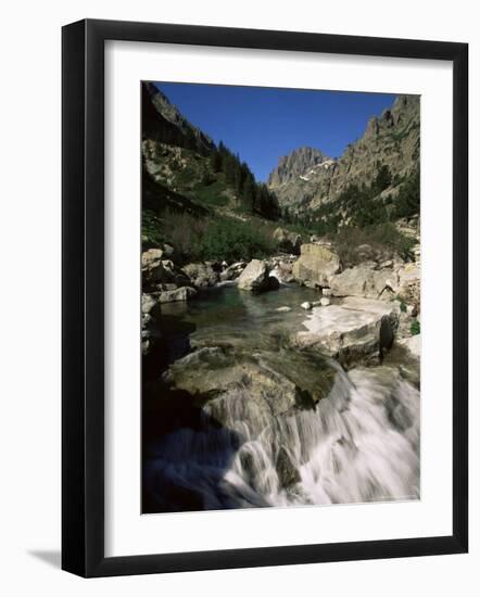 Gorges De La Restonica, Bergeries De Grotelle, Corsica, France, Europe-Yadid Levy-Framed Photographic Print