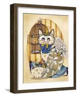 Gorgious Gerty-Linda Ravenscroft-Framed Giclee Print