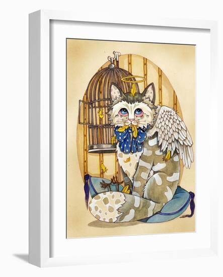 Gorgious Gerty-Linda Ravenscroft-Framed Giclee Print