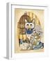 Gorgious Gerty-Linda Ravenscroft-Framed Giclee Print