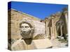 Gorgon Head, Severan Forum, Leptis Magna, UNESCO World Heritage Site, Tripolitania, Libya-Sergio Pitamitz-Stretched Canvas