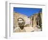 Gorgon Head, Severan Forum, Leptis Magna, UNESCO World Heritage Site, Tripolitania, Libya-Sergio Pitamitz-Framed Photographic Print