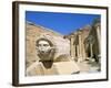 Gorgon Head, Severan Forum, Leptis Magna, UNESCO World Heritage Site, Tripolitania, Libya-Sergio Pitamitz-Framed Photographic Print