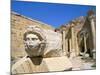 Gorgon Head, Severan Forum, Leptis Magna, UNESCO World Heritage Site, Tripolitania, Libya-Sergio Pitamitz-Mounted Photographic Print