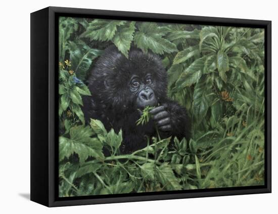Gorilla 1-Michael Jackson-Framed Stretched Canvas