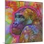 Gorilla, Monkeys, Chimp, Pop Art, Animals, Looking over your shoulder, Stencils, Colorful-Russo Dean-Mounted Giclee Print