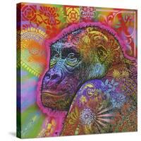 Gorilla, Monkeys, Chimp, Pop Art, Animals, Looking over your shoulder, Stencils, Colorful-Russo Dean-Stretched Canvas